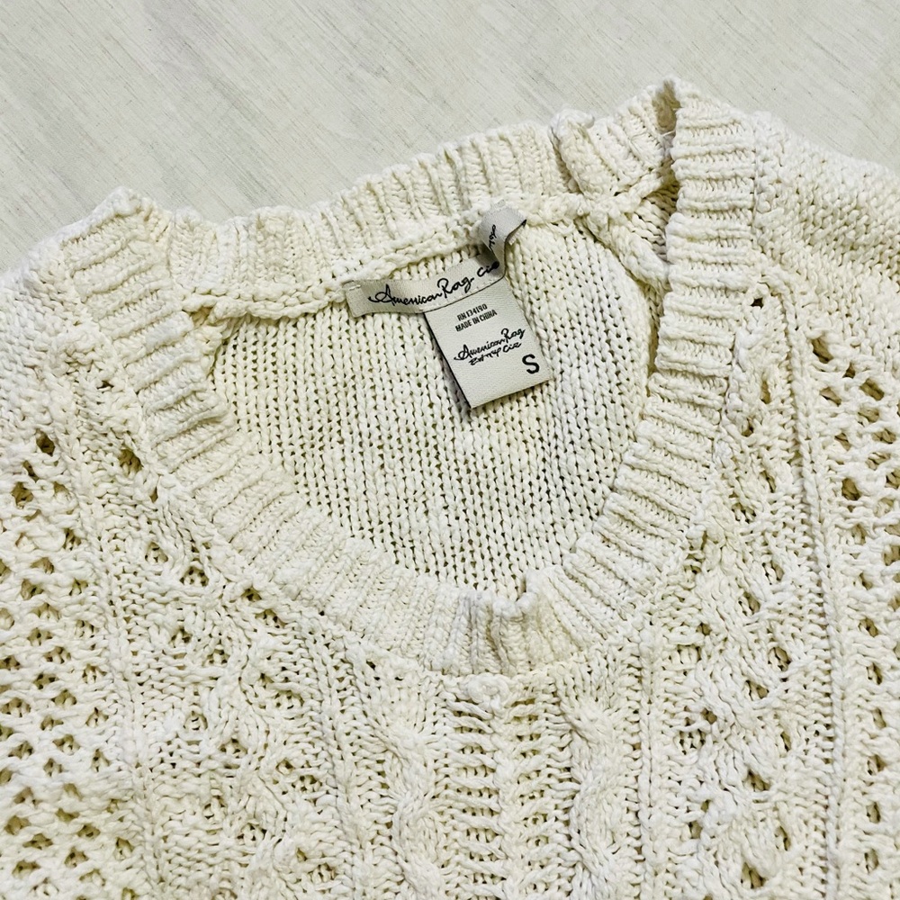❤️ American Rag white sweater - Picture 4 of 5